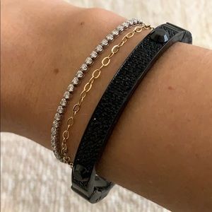 Michael Kors Black Pave Bracelet